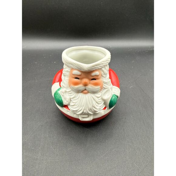 Vintage 1983 Avon Jolly Santa Claus Creamer Pitcher - in original box - Picture 3 of 10